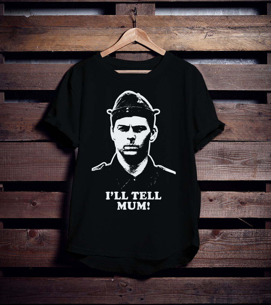 Dad's Army I'll Tell Mum Classic Quote Iconic Character T-Shirt