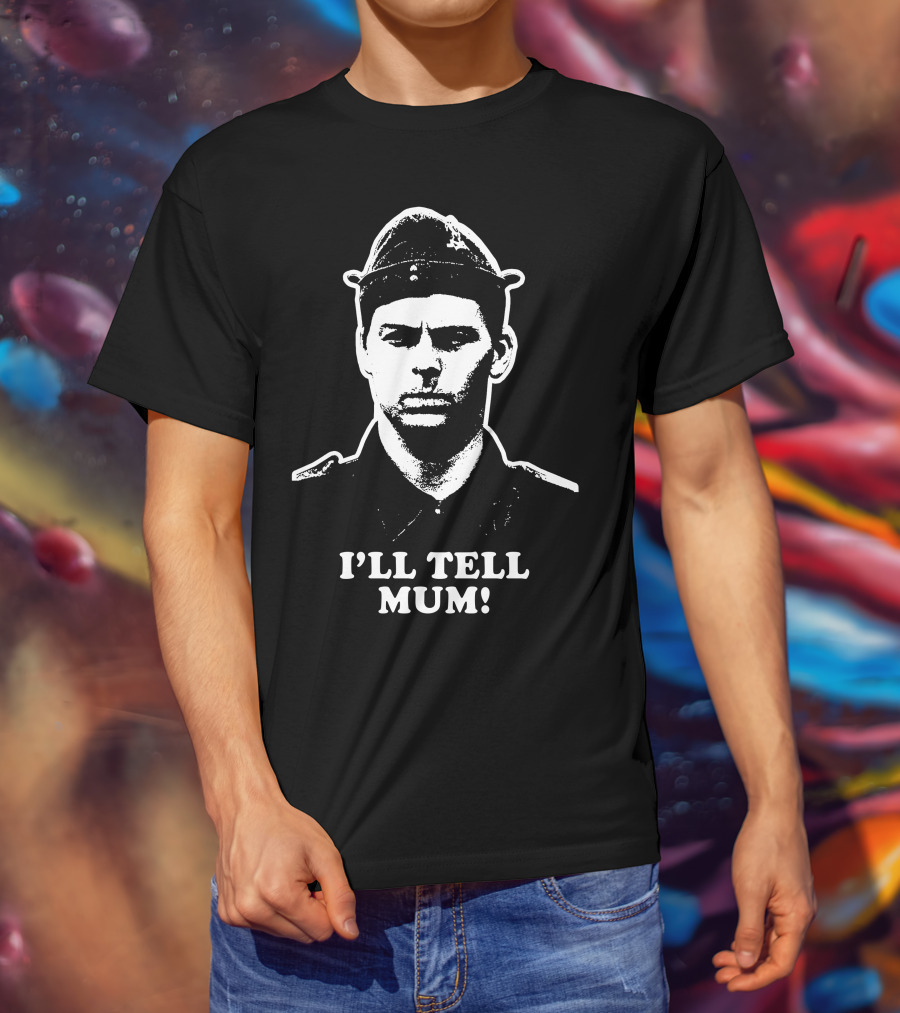 Dad's Army I'll Tell Mum Classic Quote Iconic Character T-Shirt