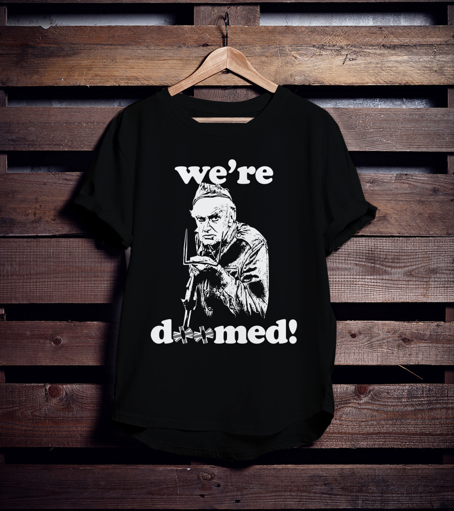 We're Doomed Dad's Army Classic Pose T-Shirt