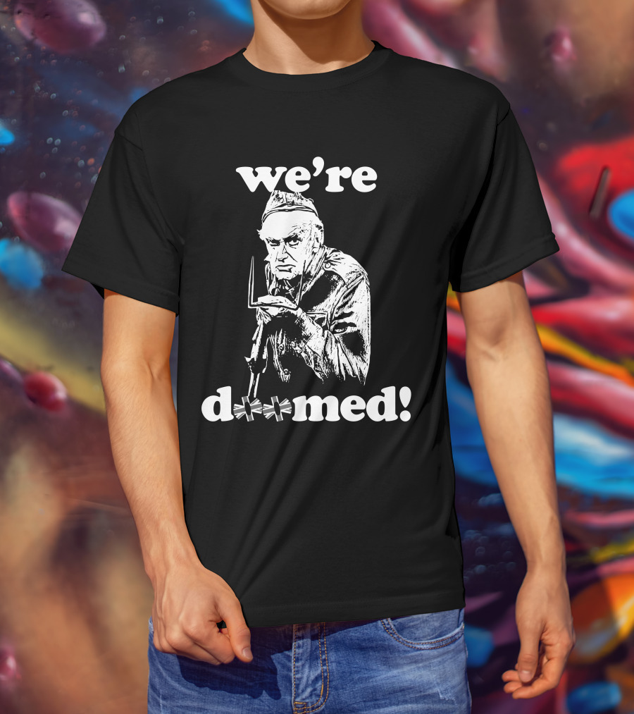 We're Doomed Dad's Army Classic Pose T-Shirt