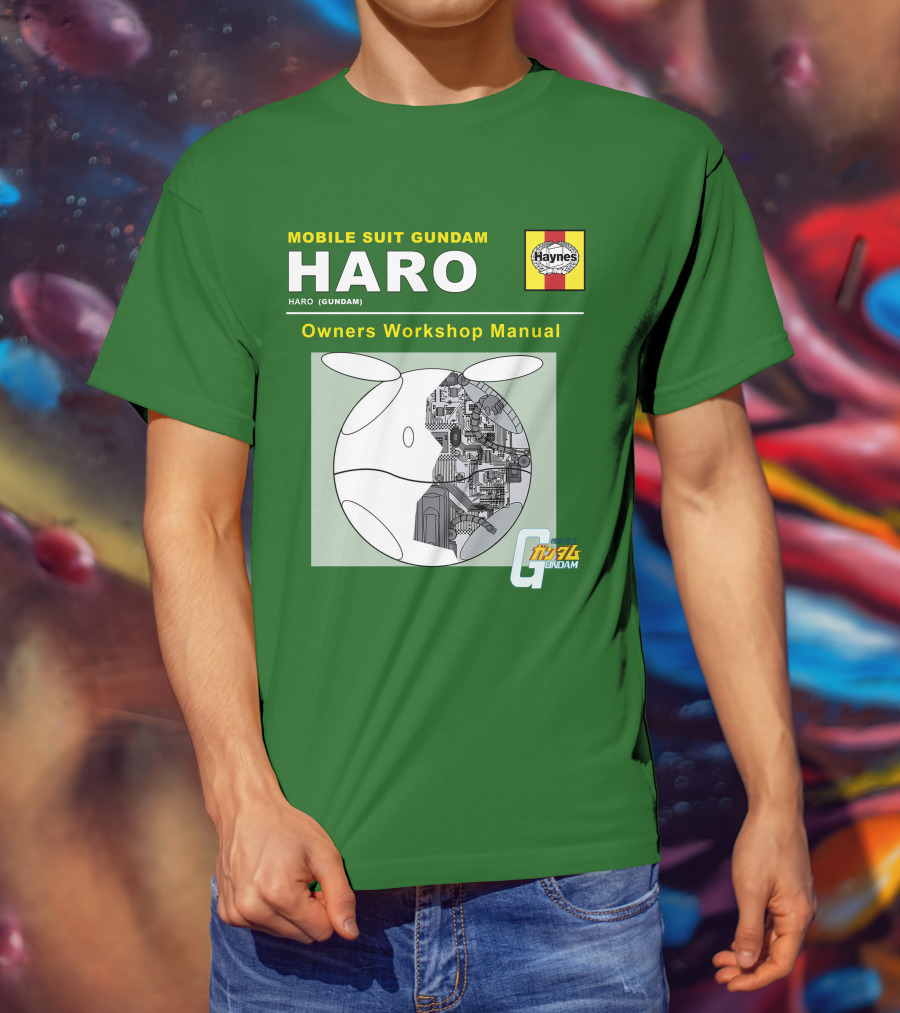 MOBILE SUIT GUNDAM HARO Owners Workshop Manual Haynes GUNDAM T-Shirt