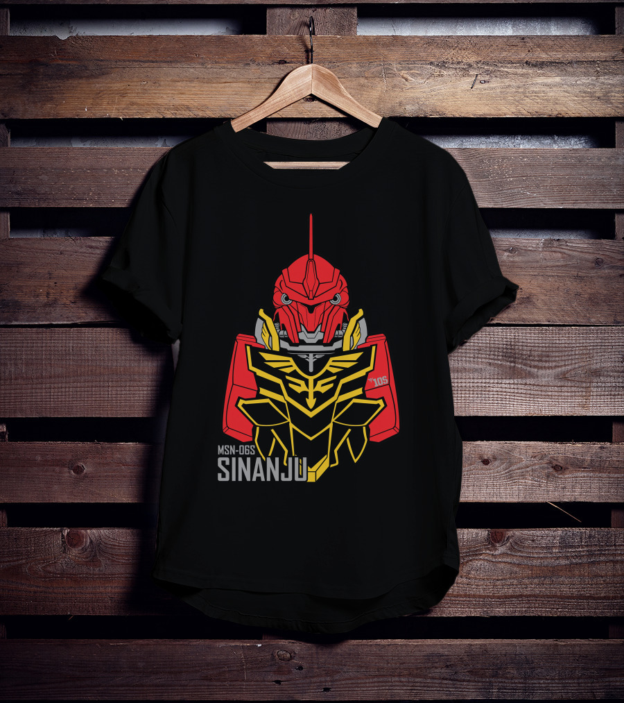 MSN-06S Sinanju Red Warrior Gundam T-Shirt