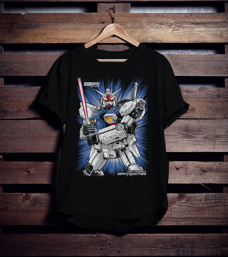 Snapfit Zephyranthes RX-78 GP01 Gundam T-Shirt