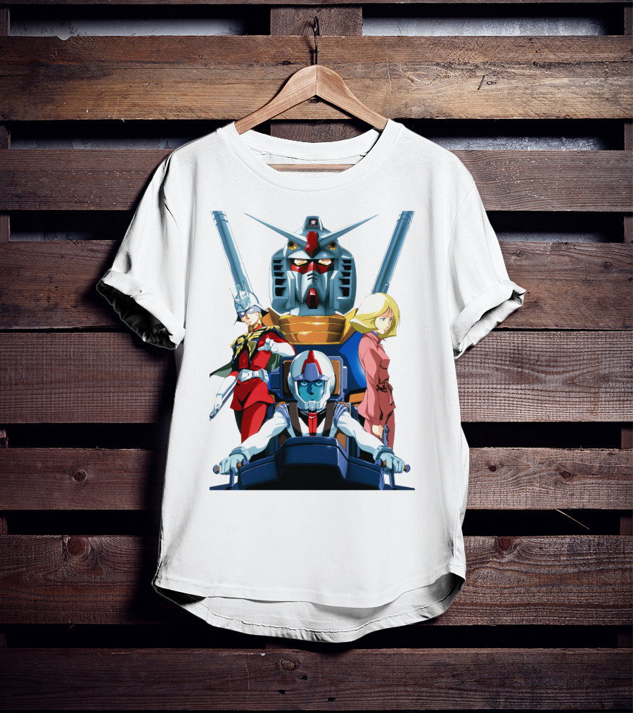 Mobile Suit Gundam Anime Characters Compilation T-Shirt