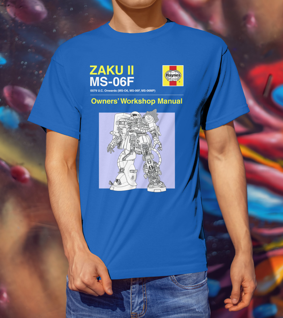 ZAKU II MS-06F 0079 U.C. Onwards Owners' Workshop Manual T-Shirt