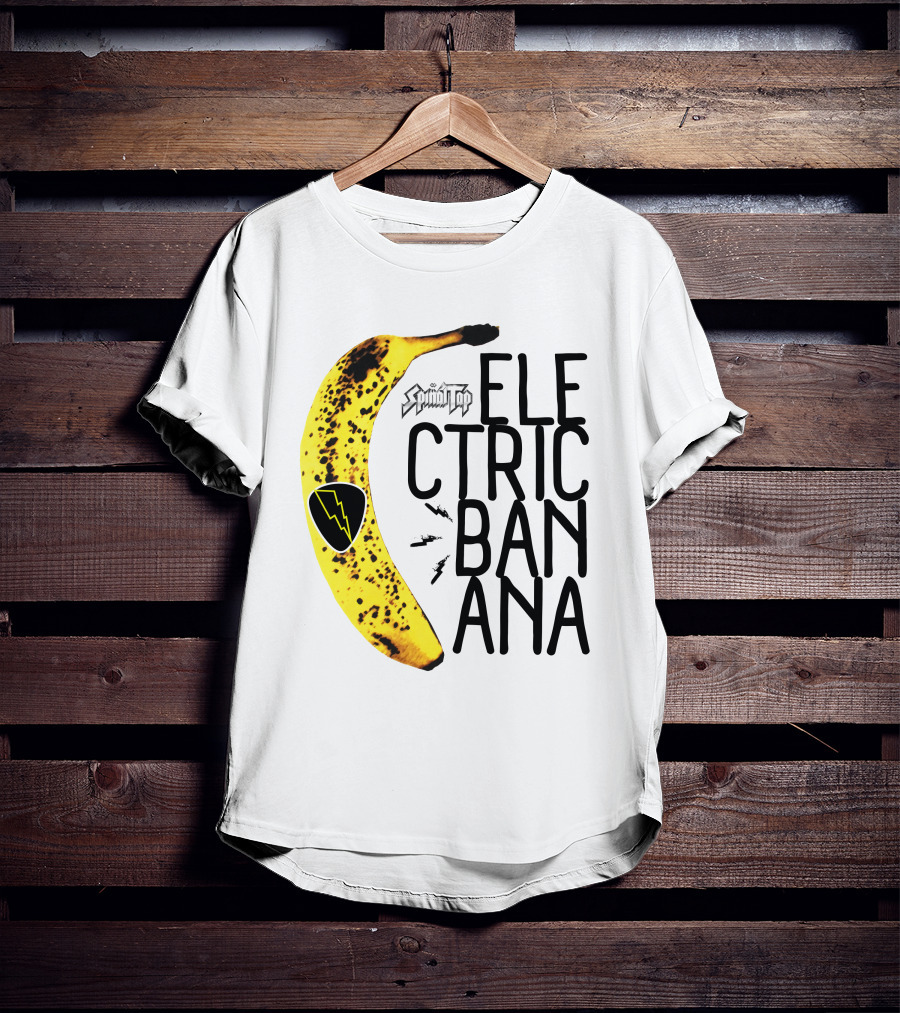 Spinal Tap Electric Banana With Lightning Bolt T-Shirt