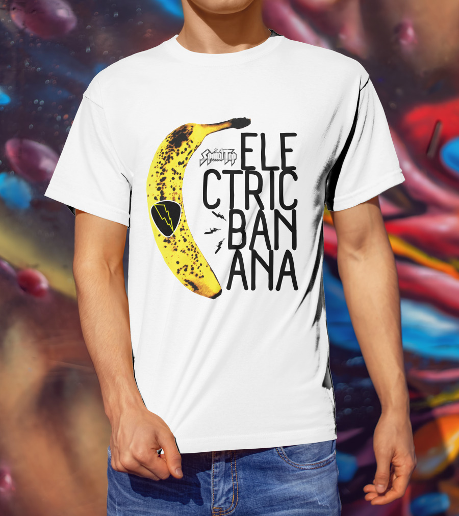 Spinal Tap Electric Banana With Lightning Bolt T-Shirt