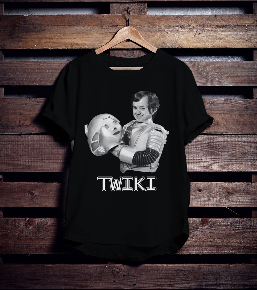 Buck Rogers Twiki Robot Head 1970s Sci-Fi Comedy T-Shirt