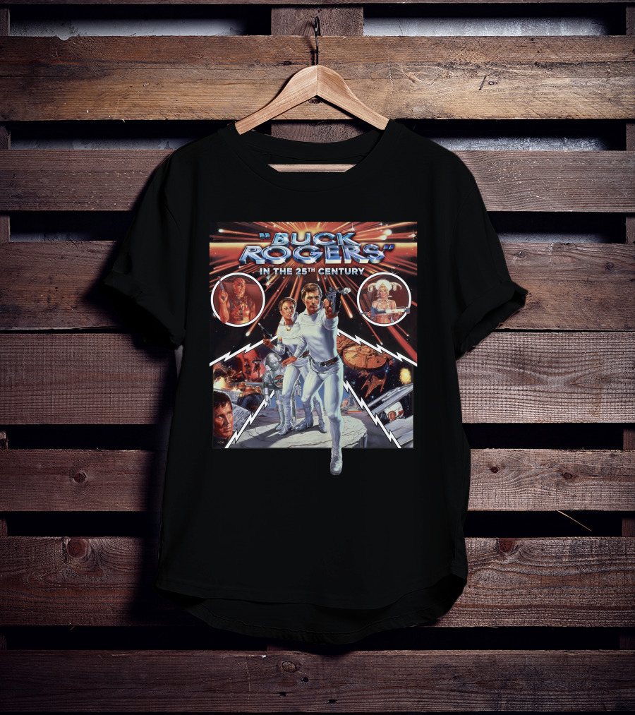 Buck Rogers In The 25th Century Sci-Fi Adventure Space Battle T-Shirt