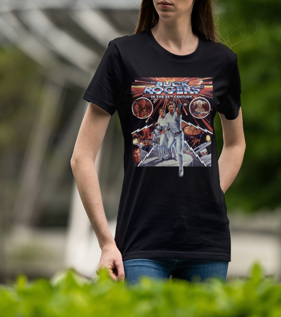 Buck Rogers In The 25th Century Sci-Fi Adventure Space Battle T-Shirt
