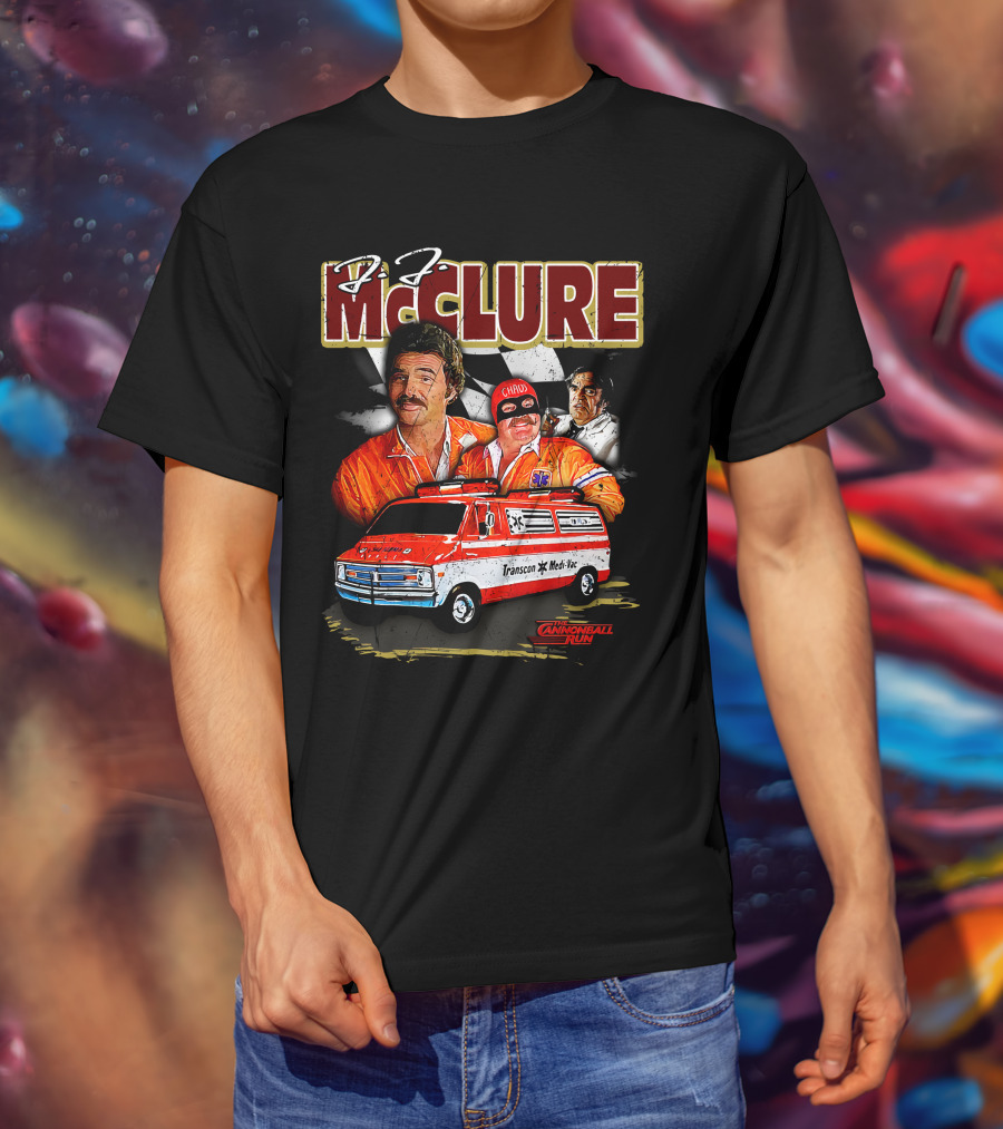 Cannonball Run Captain Chaos Transcon Med-Vac McClure Racing Van T-Shirt