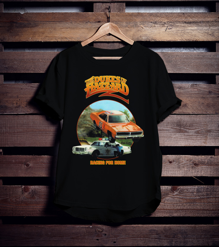 The Dukes Of Hazzard 01 General Lee Raging For Home T-Shirt