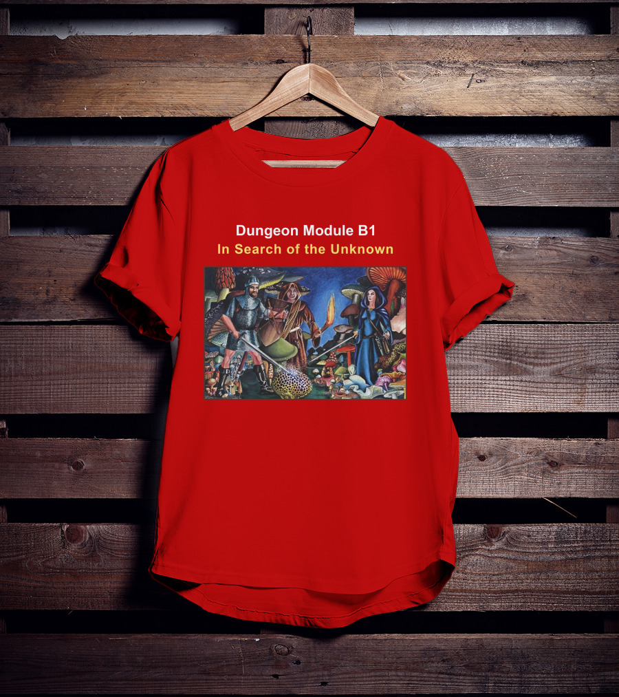 Dungeon Module B1 In Search Of The Unknown DND ISU T-Shirt