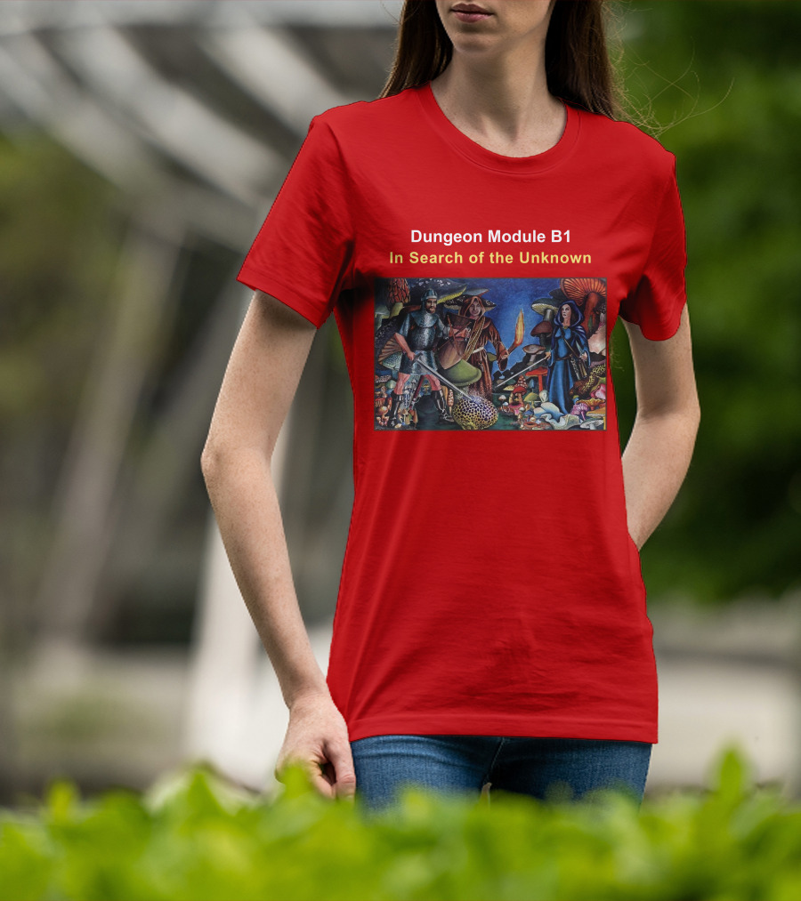 Dungeon Module B1 In Search Of The Unknown DND ISU T-Shirt