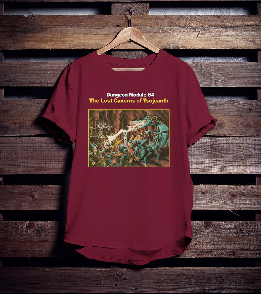 Dungeon Module S4 The Lost Caverns Of Tsojcanth T-Shirt