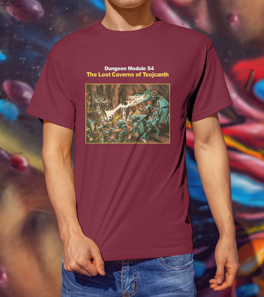 Dungeon Module S4 The Lost Caverns Of Tsojcanth T-Shirt
