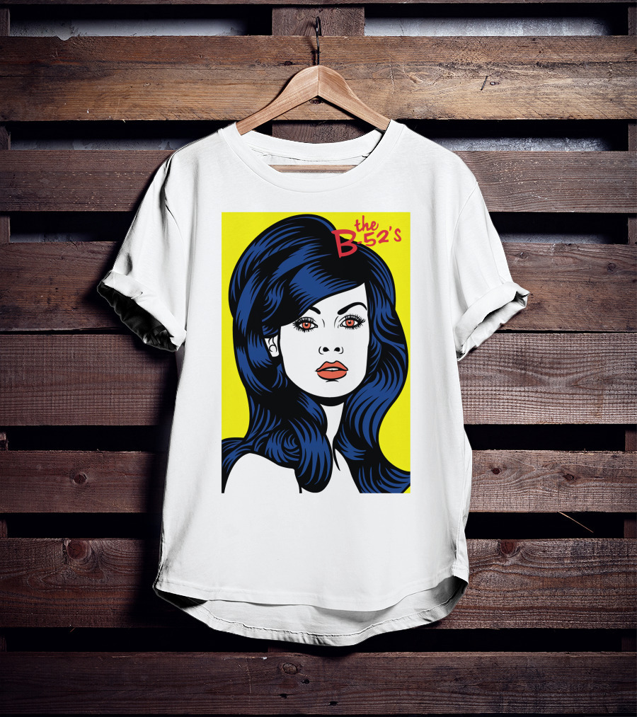 The B-52's Bold Pop Art Woman T-Shirt