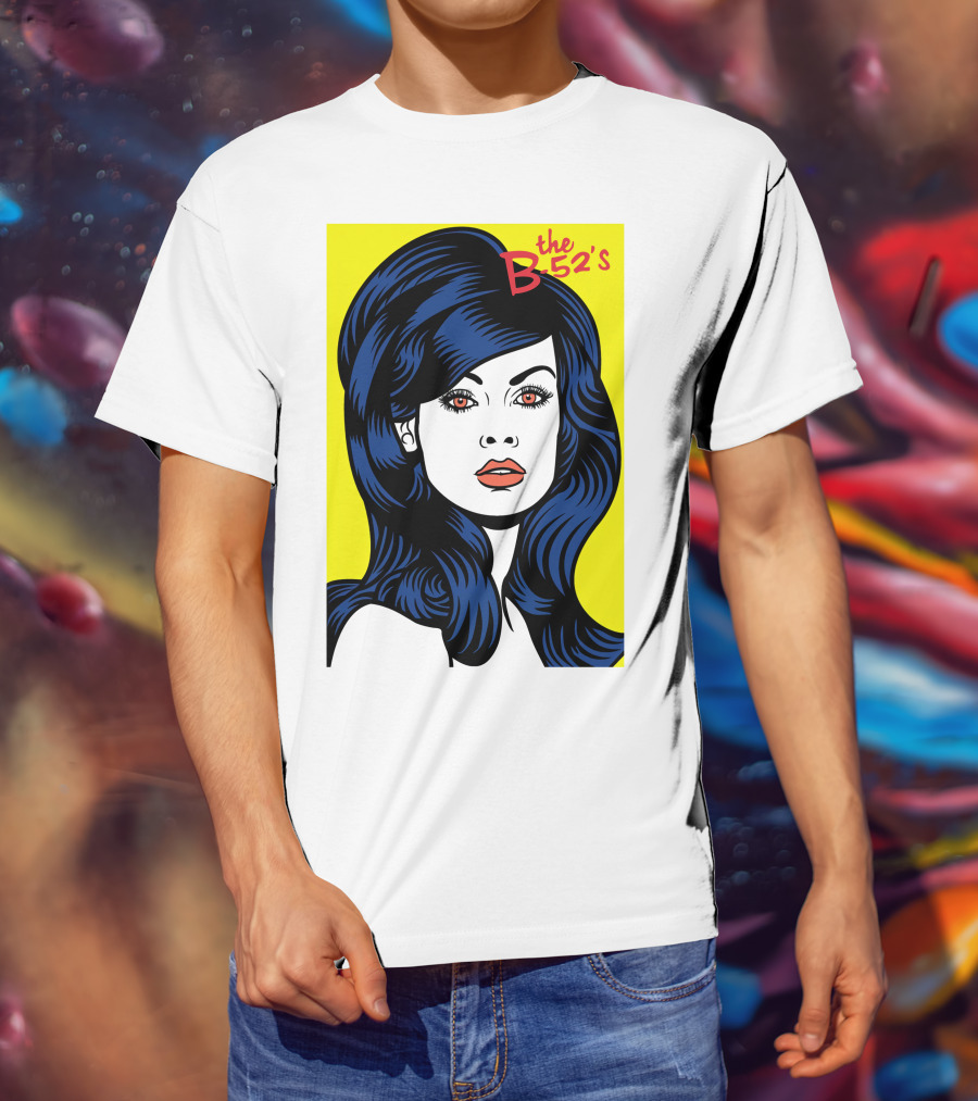The B-52's Bold Pop Art Woman T-Shirt