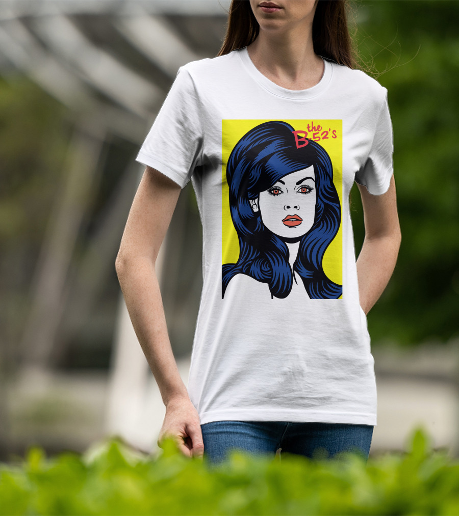 The B-52's Bold Pop Art Woman T-Shirt
