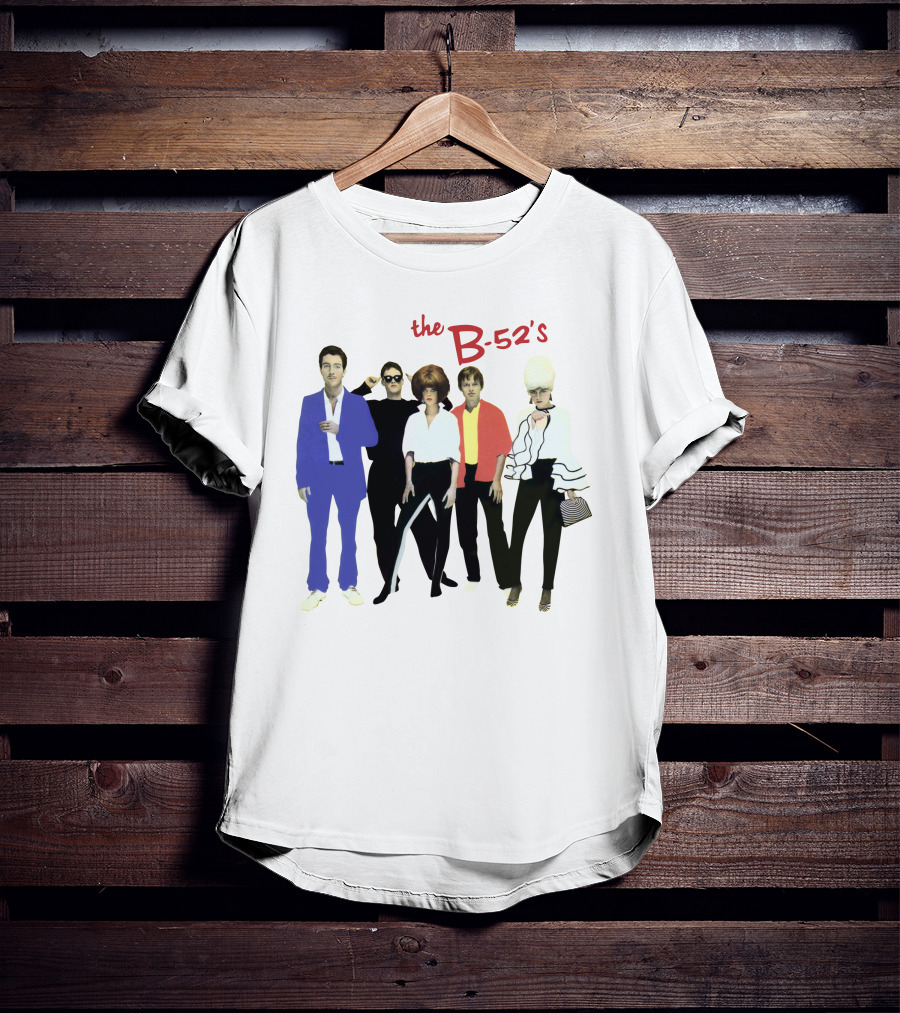 The B-52's Album Cover Band Members In Iconic Attire T-Shirt