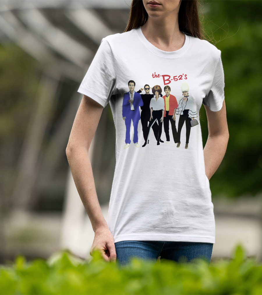 The B-52's Album Cover Band Members In Iconic Attire T-Shirt