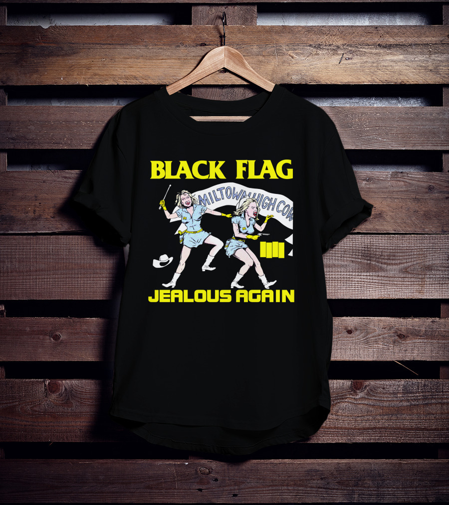 BLACK FLAG Miltow High Command Jealous Again T-Shirt