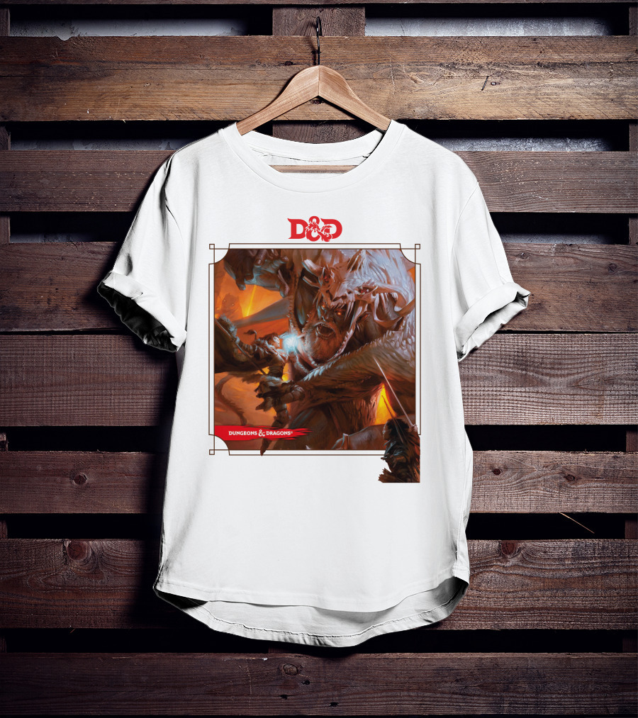 Dungeons And Dragons Epic Battle Scene DnD T-Shirt