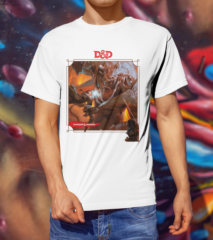 Dungeons And Dragons Epic Battle Scene DnD T-Shirt