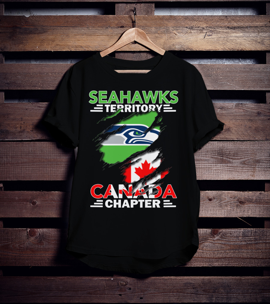 Seattle Seahawks Territory Canada Chapter Fan T-Shirt