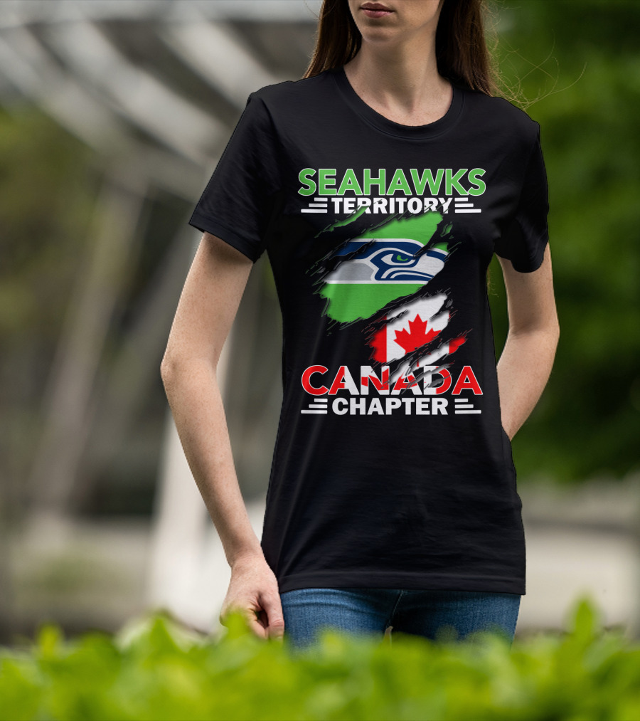 Seattle Seahawks Territory Canada Chapter Fan T-Shirt