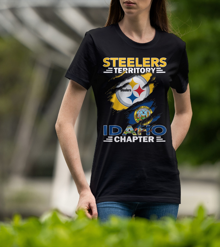 Steelers Territory Idaho Chapter Nfl Fandom Sports Team Pride T-Shirt
