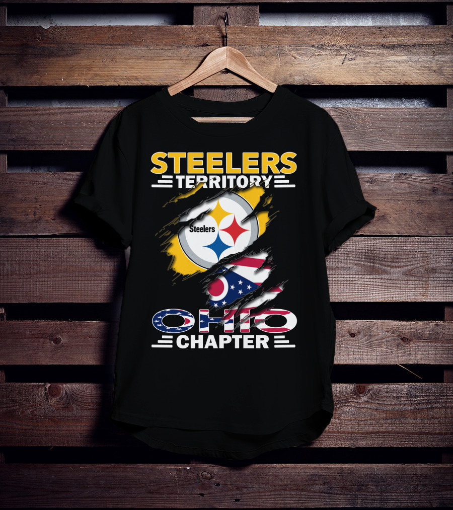 Steelers Territory Ohio Chapter Flag T-Shirt