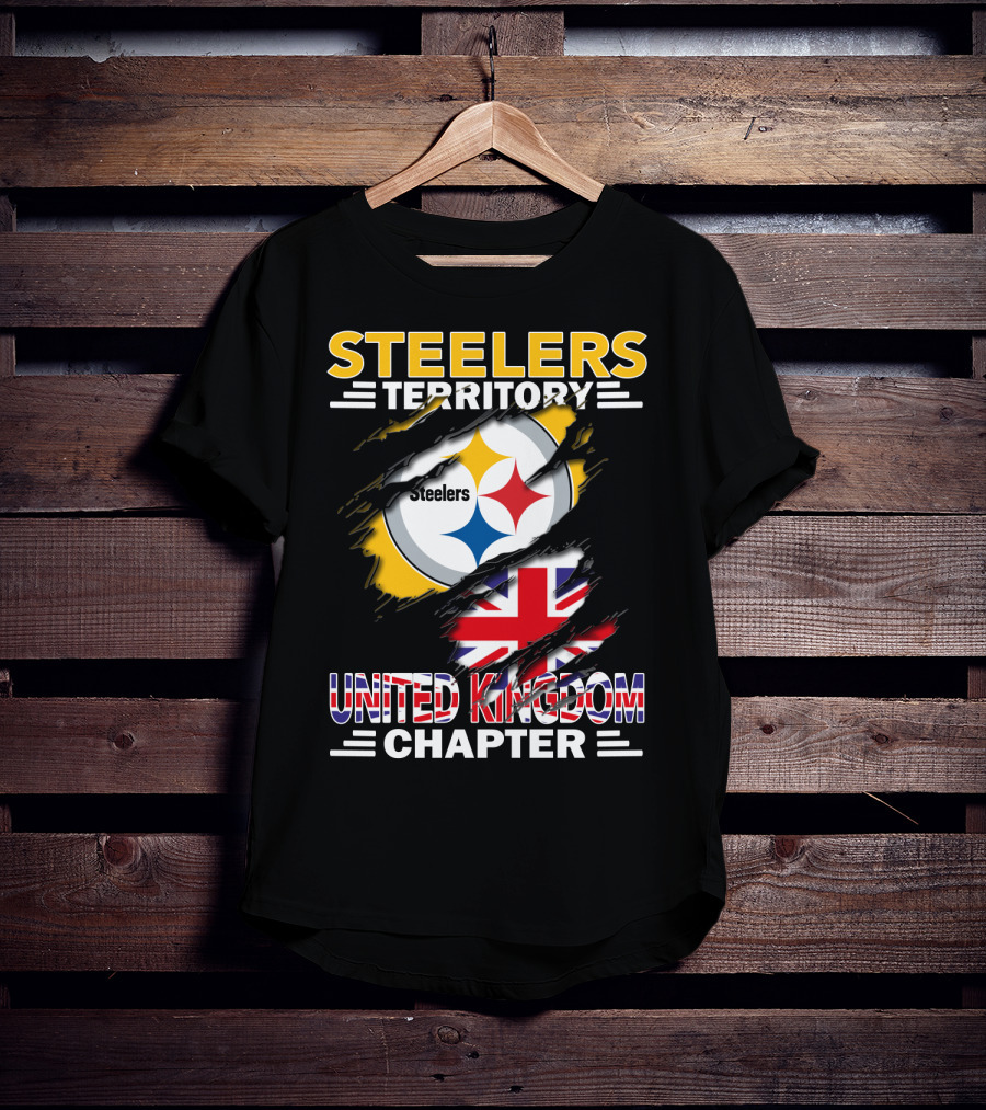 Steelers Territory Steelers Logo United Kingdom Chapter T-Shirt
