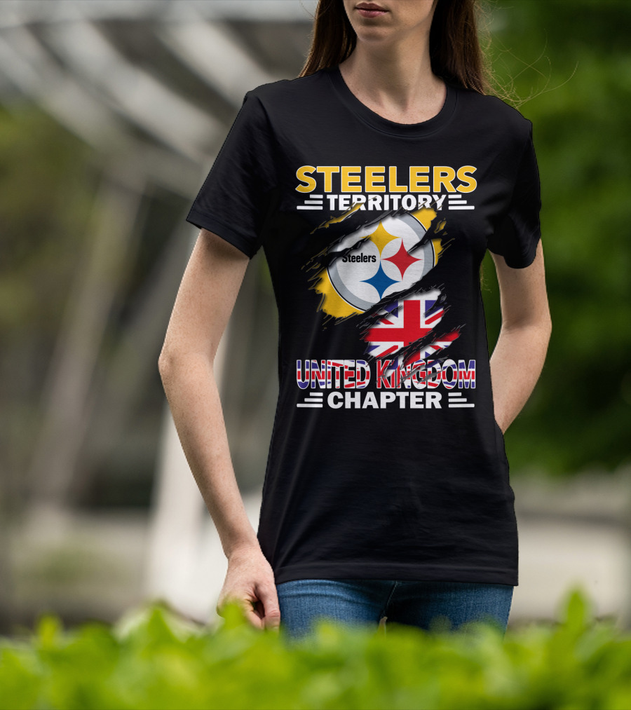 Steelers Territory Steelers Logo United Kingdom Chapter T-Shirt