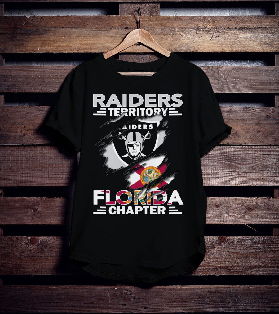 Raiders Territory Florida Chapter State Flag T-Shirt