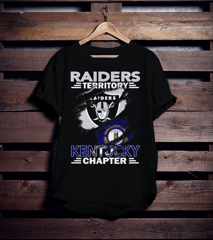 Raiders Territory Kentucky Chapter Commonwealth Seal And Shield T-Shirt