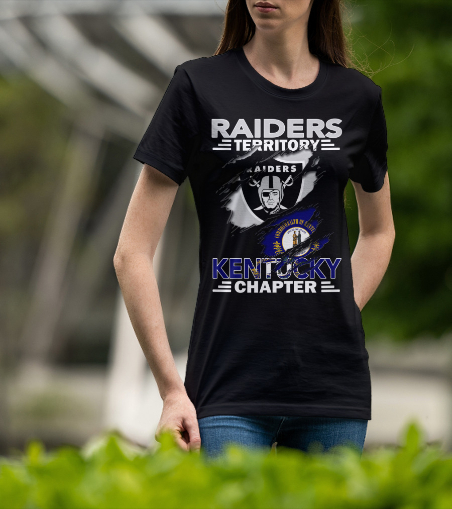 Raiders Territory Kentucky Chapter Commonwealth Seal And Shield T-Shirt