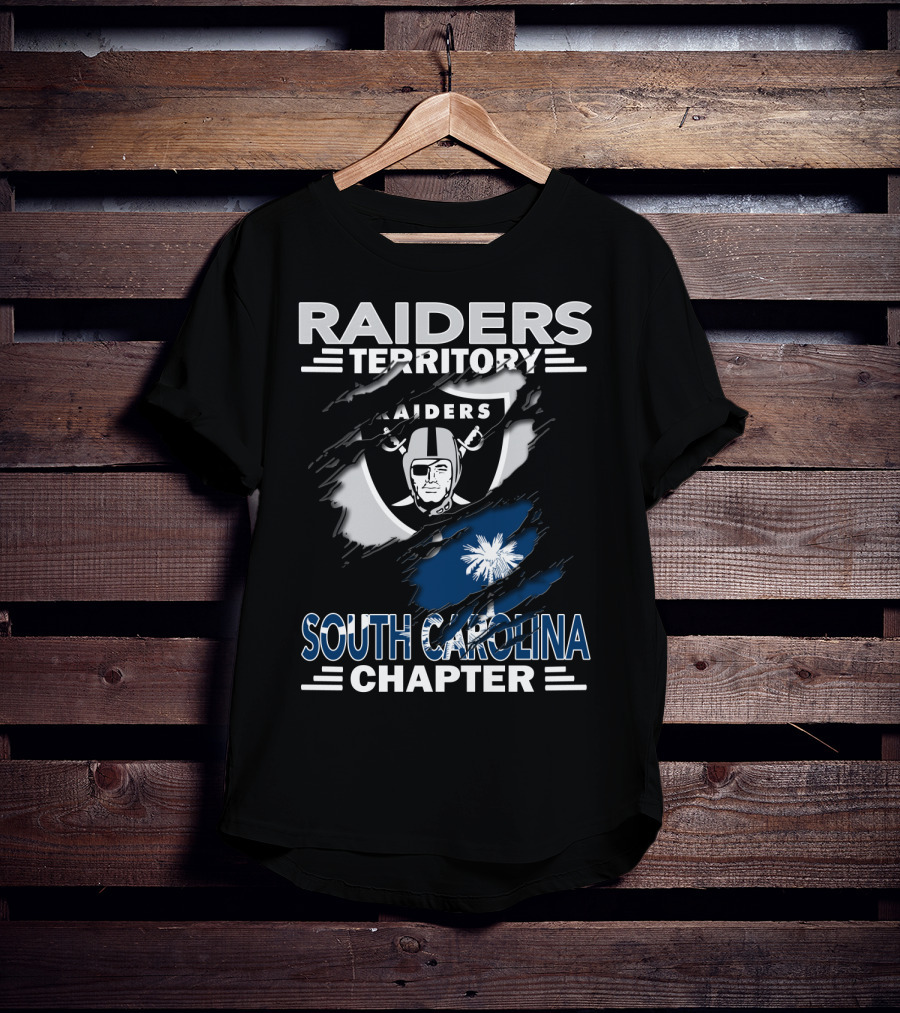 Raiders Territory South Carolina Chapter Palmetto State Pride T-Shirt