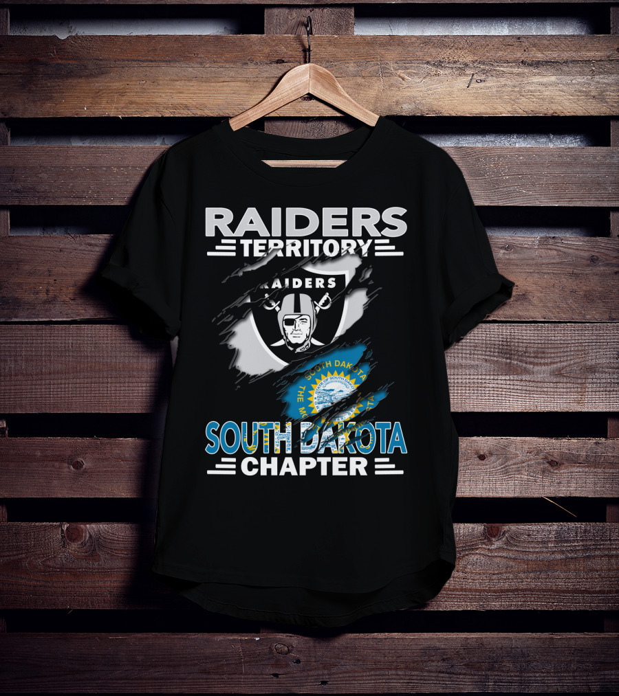 Raiders Territory South Dakota Chapter The Mount Rushmore State T-Shirt