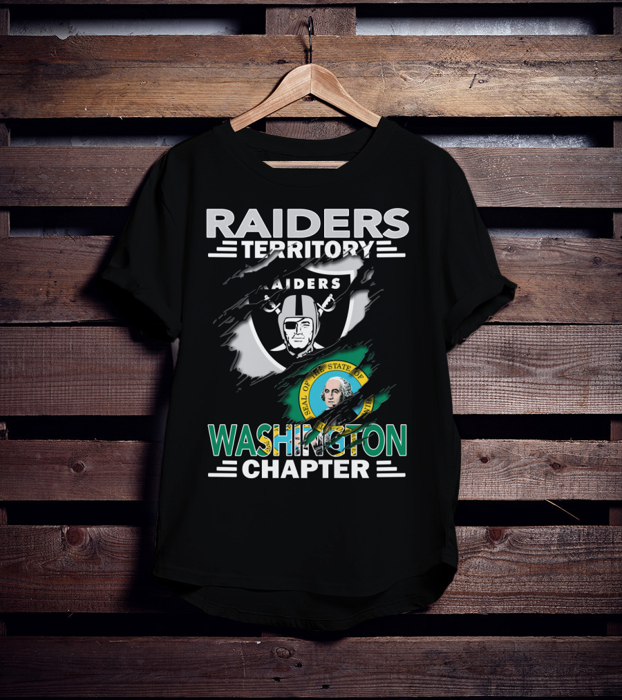 Raiders Territory Seal Of The State Of Washington Washington Chapter T-Shirt