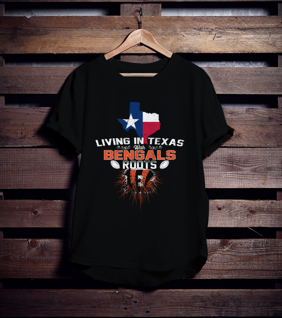 Texas Pride Meets Bengals Heritage With Football Passion T-Shirt