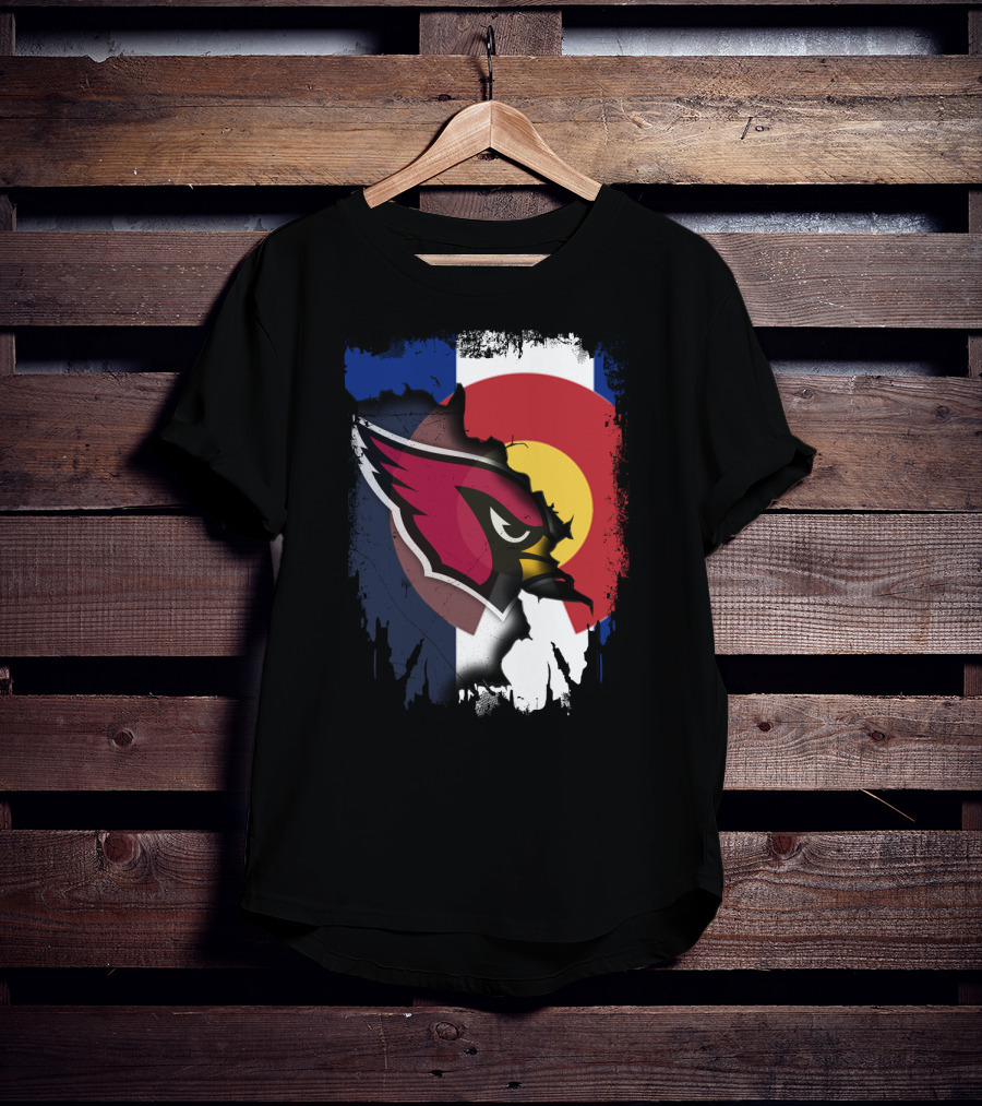 Together Colorado Cardinals Flag Fusion T-Shirt