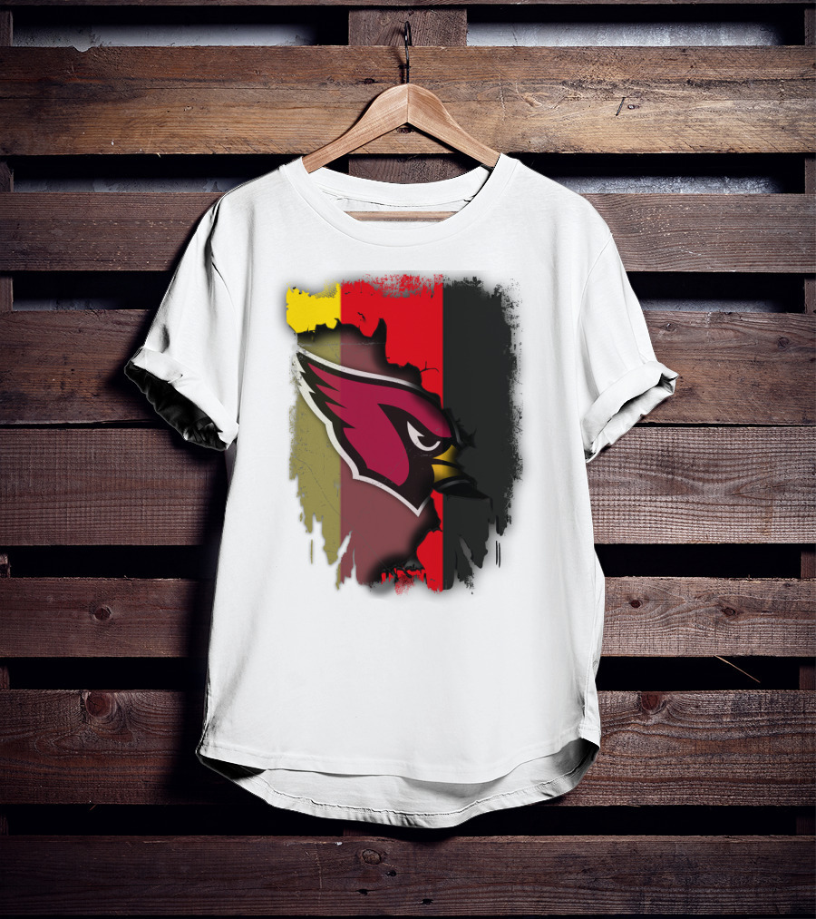 Germany Flag Colors With Cardinals T-Shirt