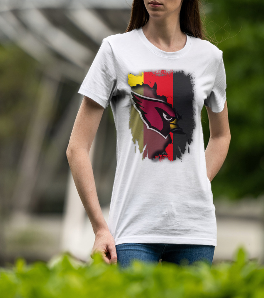 Germany Flag Colors With Cardinals T-Shirt