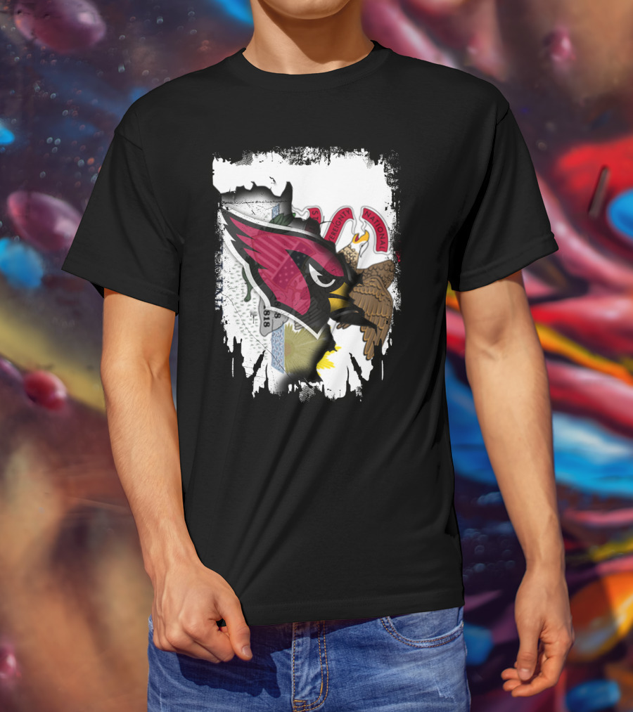 Illinois Pride With Fierce Cardinals Unity T-Shirt