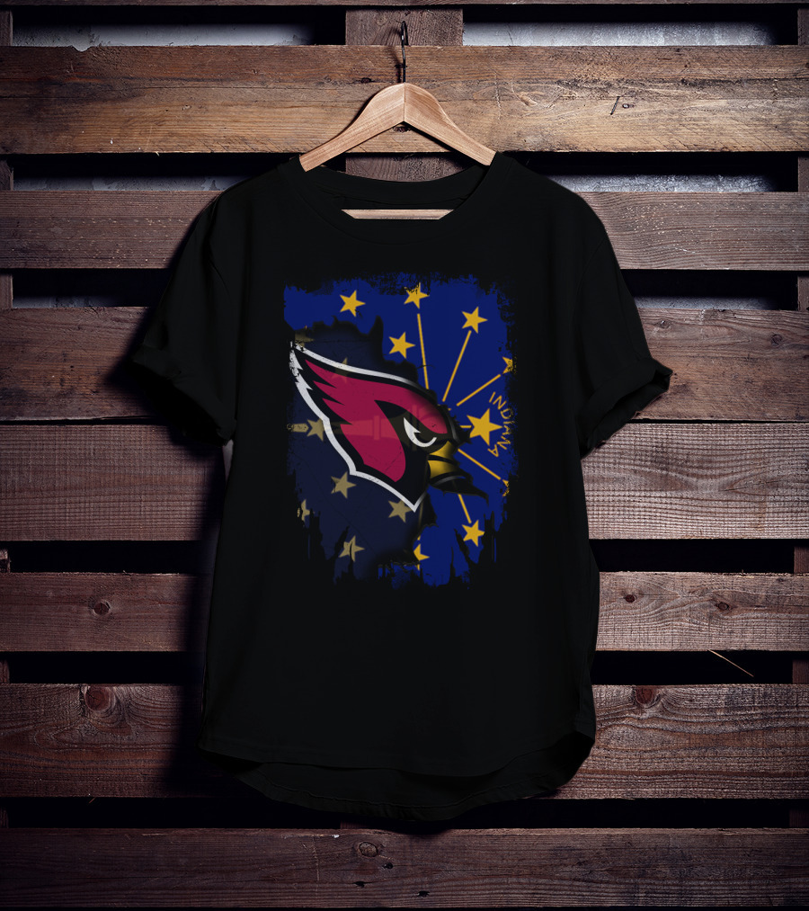 Indianapolis Cardinals Together Indiana State Pride T-Shirt