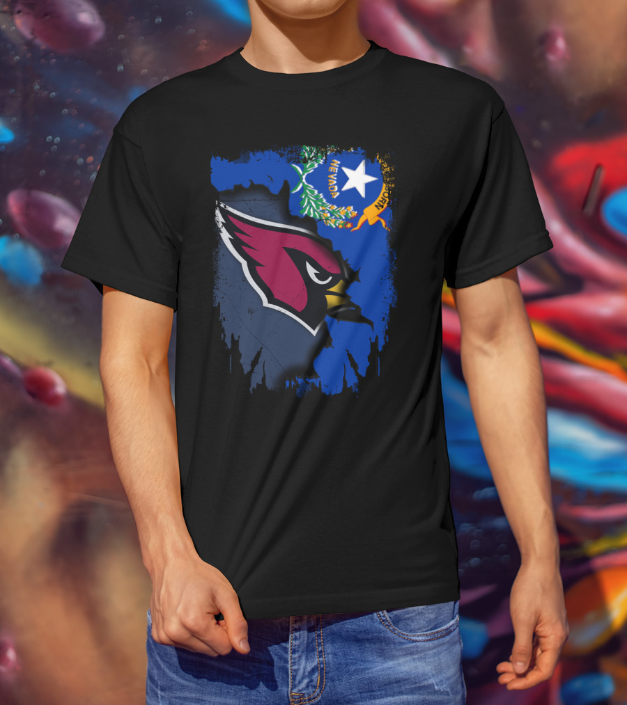 Nevada State With Cardinals Bird T-Shirt