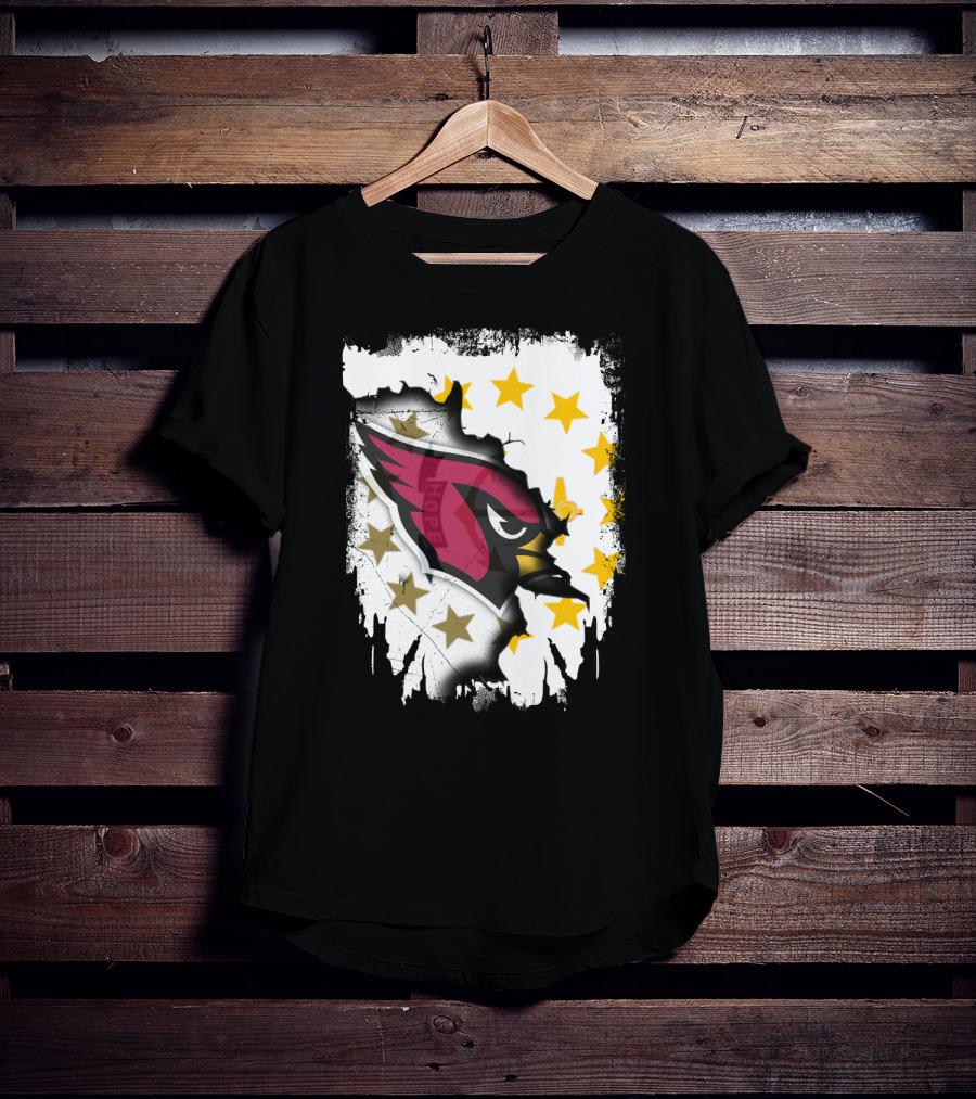 Rhode Island Together With Cardinal And Stars T-Shirt