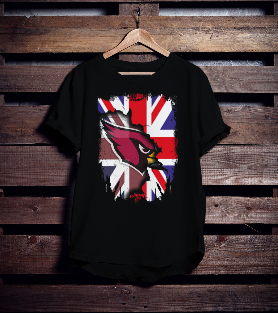 United Kingdom Union Jack With Cardinals T-Shirt