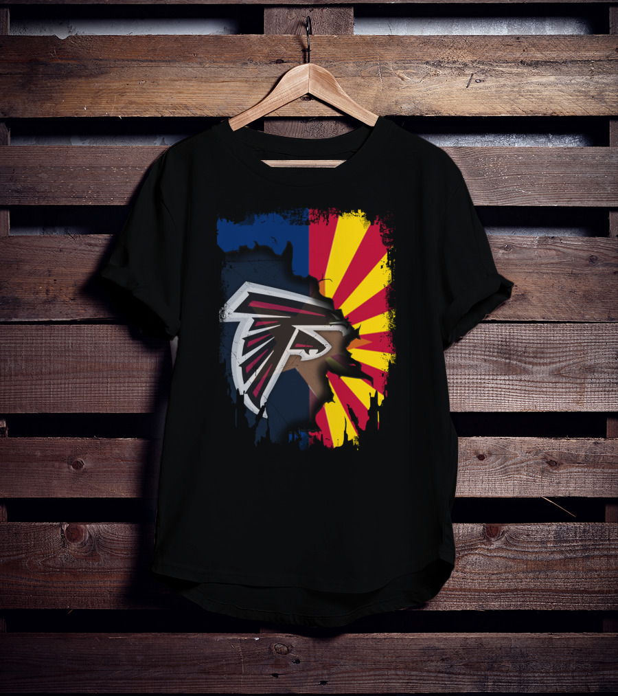 Arizona Pride With Falcons Logo Integration T-Shirt
